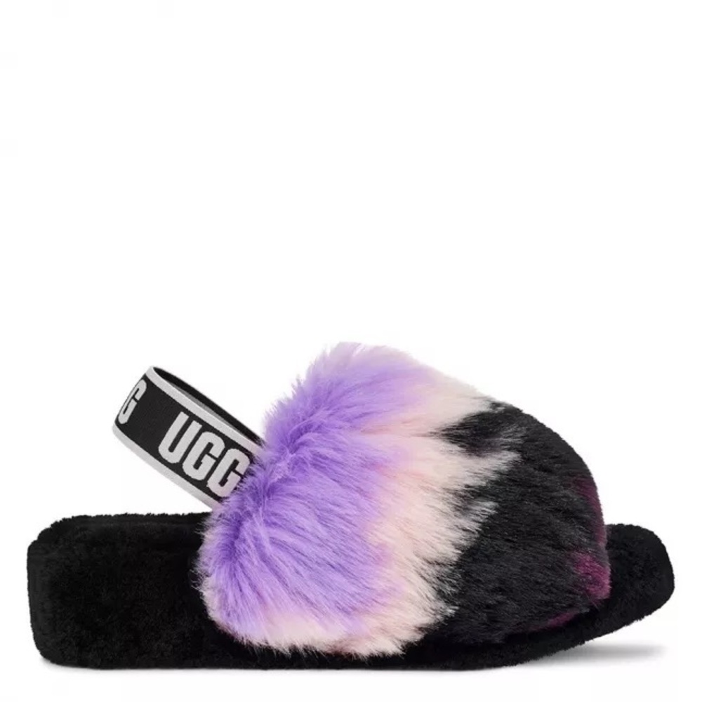 UGG Fluff Yeah Tie Dye size 9